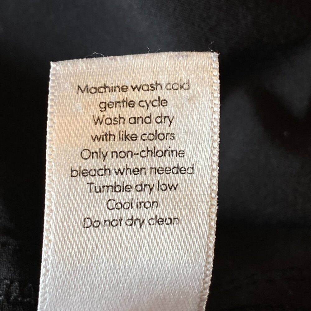 Athleta Chelsea Wide Leg Pant Black Featherwight Stretch Travel Work Sz 12 - Picture 10 of 10
